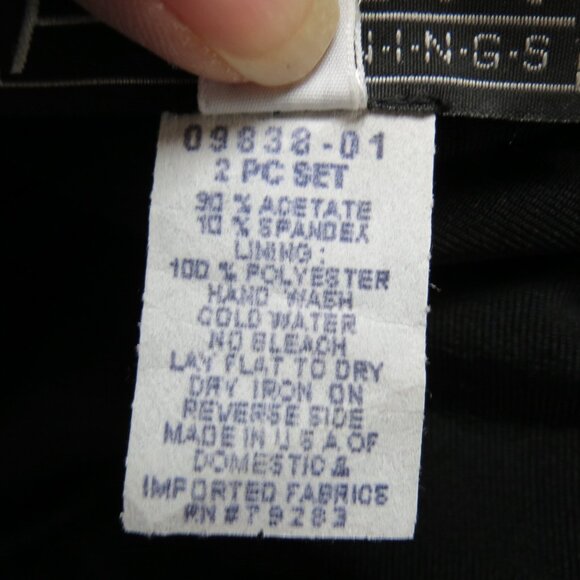 Alex Evenings Peacock Colors Knit Jacket & Sleeveless Formal Cocktail Size 2X - Picture 11 of 11